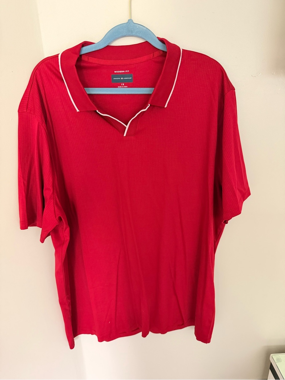 Joseph Abboud Red Polo Shirt